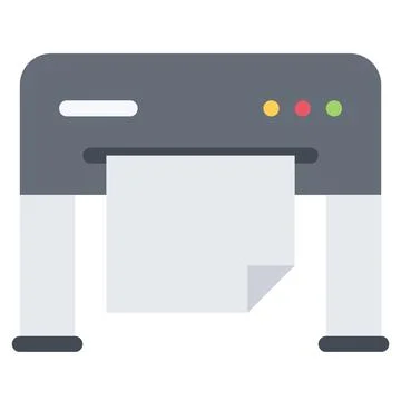 Design vector image icons printer Illustrazione stock