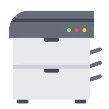 Design vector image icons printer Stock Illustration