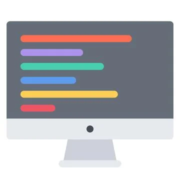 Design vector image icons programming Stock Illustration