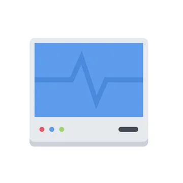 Design vector image icons pulse Stock Illustration