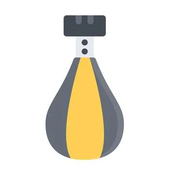 Design vector image icons punching bag Illustrazione stock