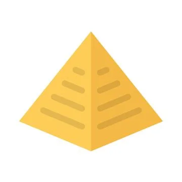 Design vector image icons pyramid Stock Illustration