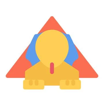 Design vector image icons pyramid of cheops Illustrazione stock