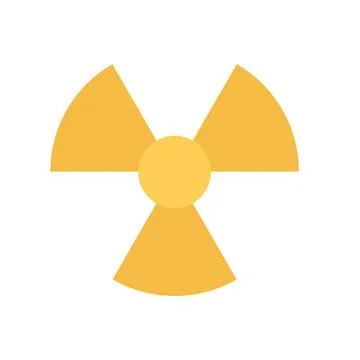Design vector image icons radiation Stock Illustration