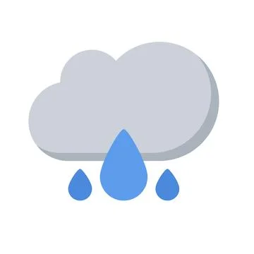 Design vector image icons rain Stock Illustration