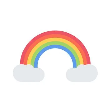 Design vector image icons rainbow Stock Illustration