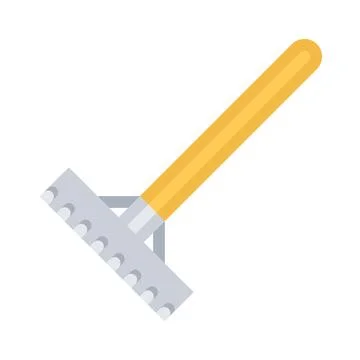 Design vector image icons rake Illustrazione stock