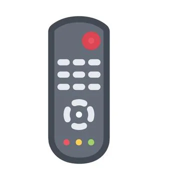 Design vector image icons remote control Illustrazione stock