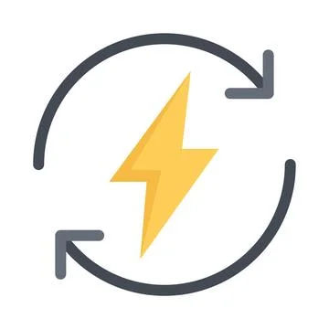 Design vector image icons renewable energy Stock Illustration