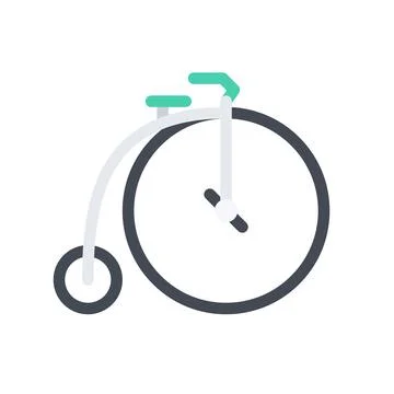 Design vector image icons retro bike Stock Illustration