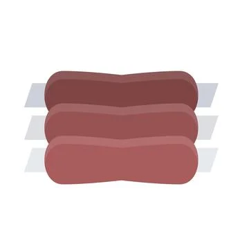 Design vector image icons ribs Stock Illustration