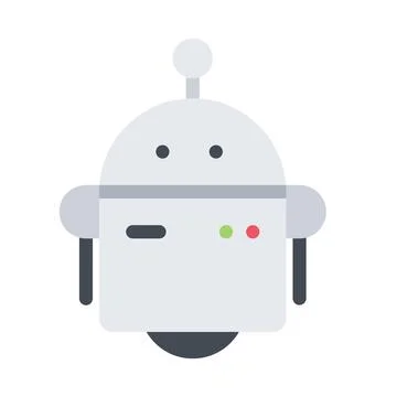 Design vector image icons robot Stock Illustration