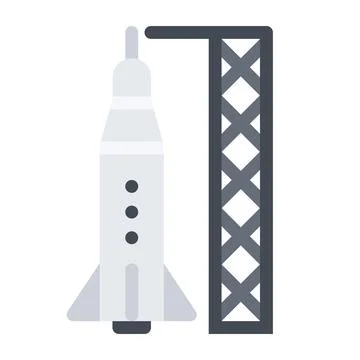 Design vector image icons rocket Stock Illustration