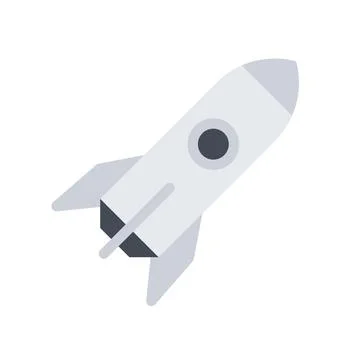 Design vector image icons rocket Stock Illustration