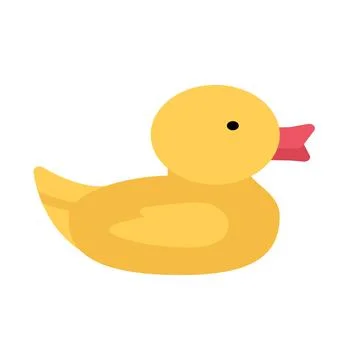 Design vector image icons rubber duck Stock Illustration