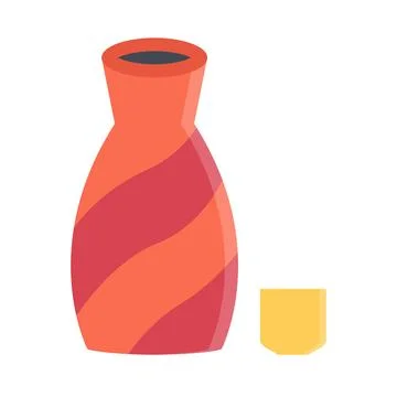 Design vector image icons sake Stock Illustration