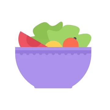 Design vector image icons salad Stock Illustration