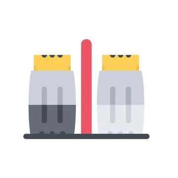 Design vector image icons salt pepper 库存插图