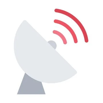 Design vector image icons satellite dish Stock Illustration