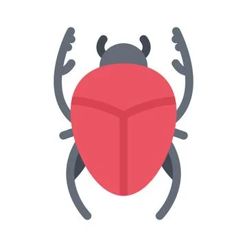 Design vector image icons scarab Stock Illustration