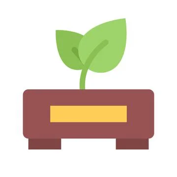 Design vector image icons seedling Stock Illustration