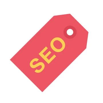 Design vector image icons seo tag 库存插图