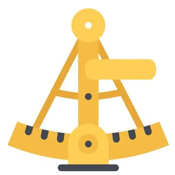 Design vector image icons sextant Stock Illustration