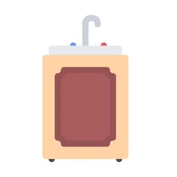Design vector image icons sink Stock Illustration