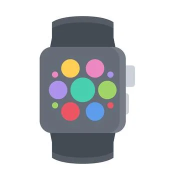 Design vector image icons smart watch Stock Illustration