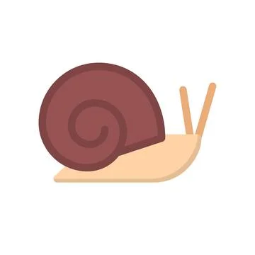 Design vector image icons snail Stock Illustration