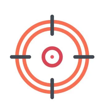 Design vector image icons sniper sight Stock Illustration