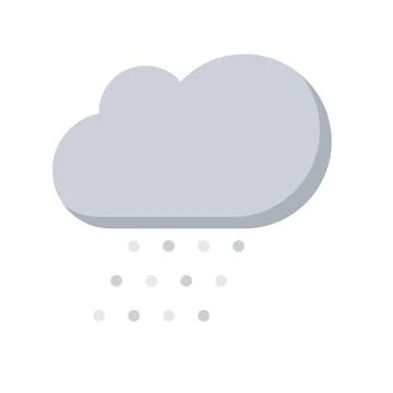 Design vector image icons snow Stock Illustration