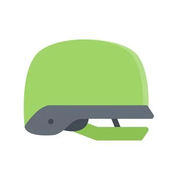 Design vector image icons soldier helmet Illustrazione stock