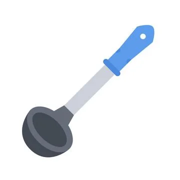 Design vector image icons soup ladle Stock Illustration