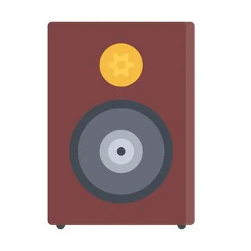 Design vector image icons speaker Stock Illustration