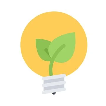 Design vector image icons sprout electricity 库存插图
