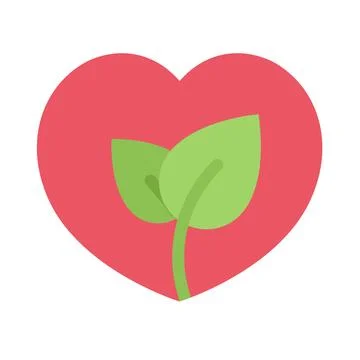 Design vector image icons sprout love Stock Illustration