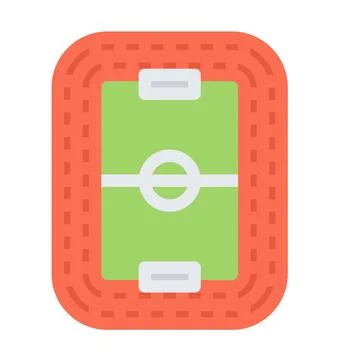 Design vector image icons stadium Stock Illustration