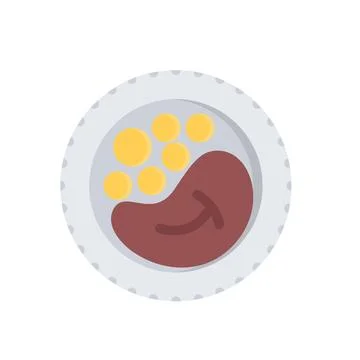 Design vector image icons steak Stock Illustration