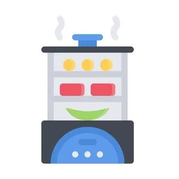 Design vector image icons steamer Stock Illustration