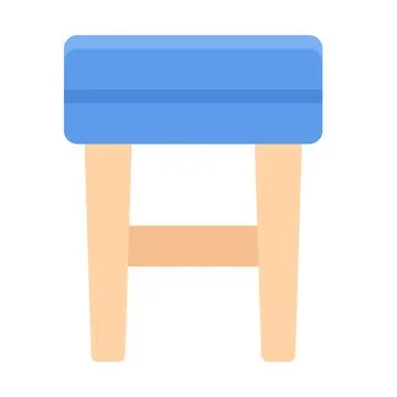 Design vector image icons stool Illustrazione stock
