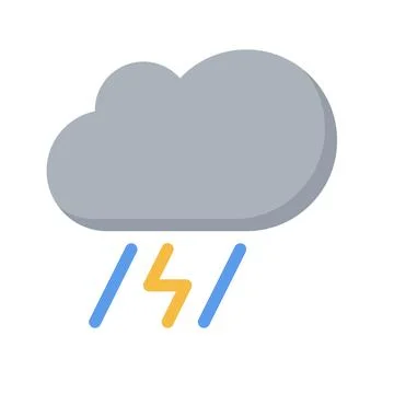 Design vector image icons storm Stock Illustration