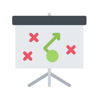 Design vector image icons strategy Stock Illustration