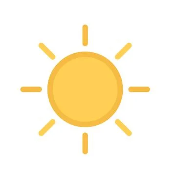 Design vector image icons sun Stock Illustration