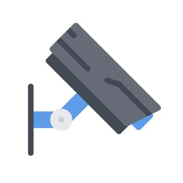Design vector image icons surveillance camera Stock Illustration