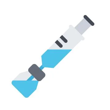 Design vector image icons syringe Stock Illustration