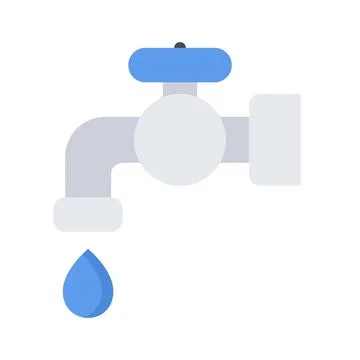 Design vector image icons tap water Stock Illustration