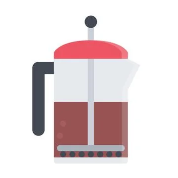 Design vector image icons teapot Illustrazione stock