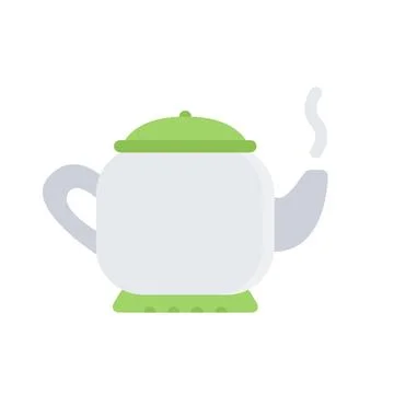 Design vector image icons teapot Stock Illustration
