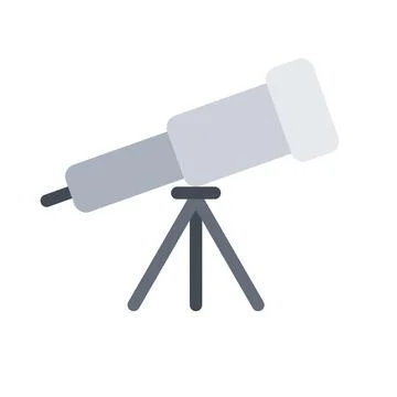 Design vector image icons telescope Stock Illustration
